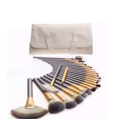 Pro High quality golden ferrule 24pcs Makeup brushes/Cosmetic brushes